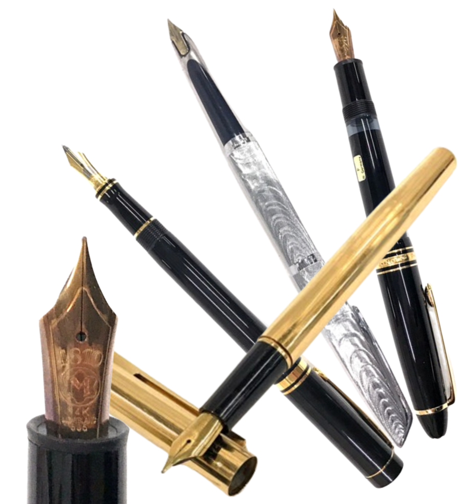 逗 ジャンク品 Montblanc ゴールド 万年筆 （万年筆 買取】なら高価 
