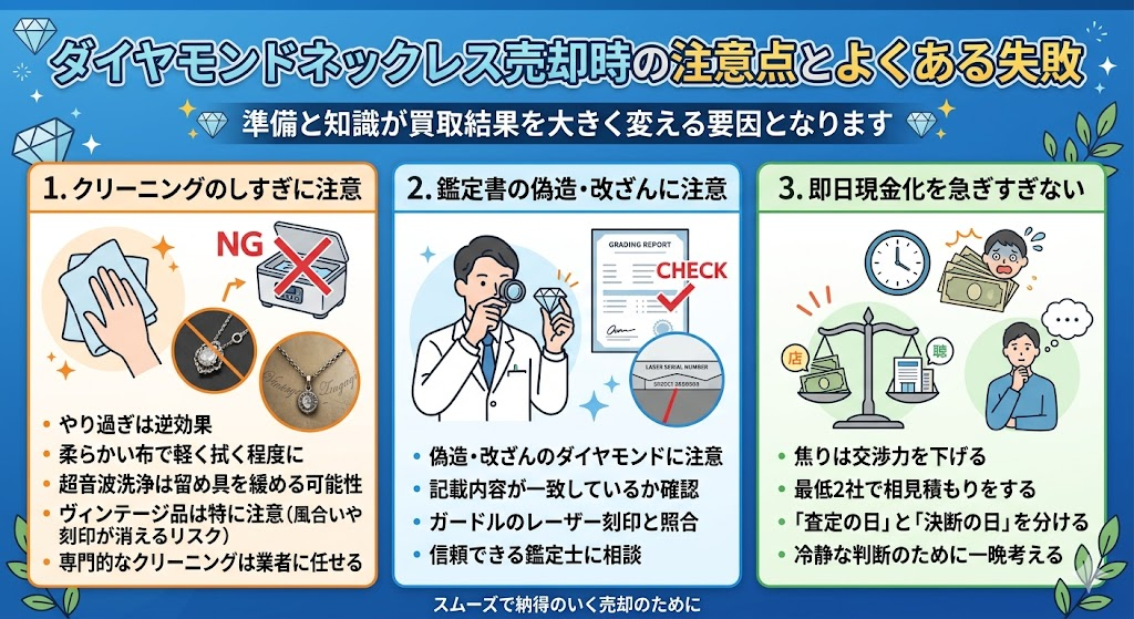 売却前に知っておきたい注意点とよくある失敗